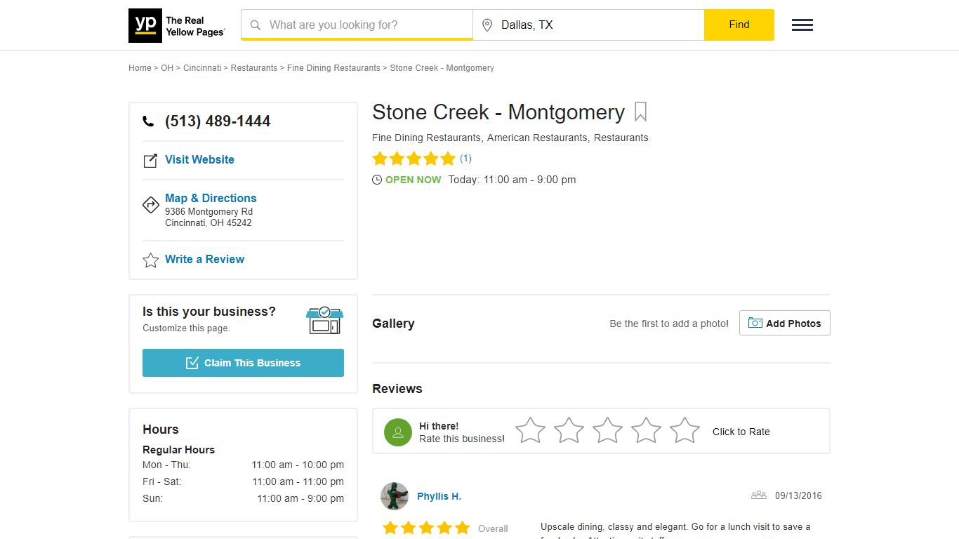 Stone Creek - Montgomery in Cincinnati , OH - YP.com